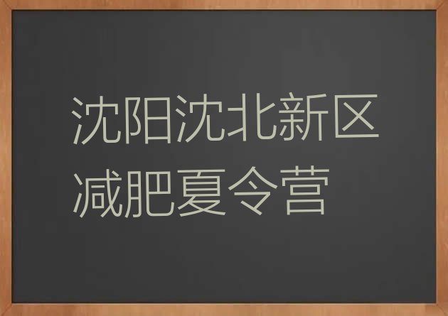 11月沈阳沈北新区减肥瘦身营十大排名