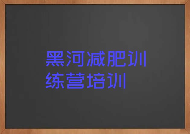 黑河爱辉区减肥达人训练营价格