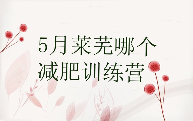 十大5月莱芜哪个减肥训练营排行榜