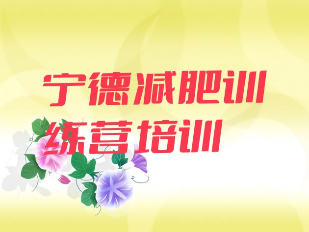 十大2024年宁德封闭式减肥训练营排行榜