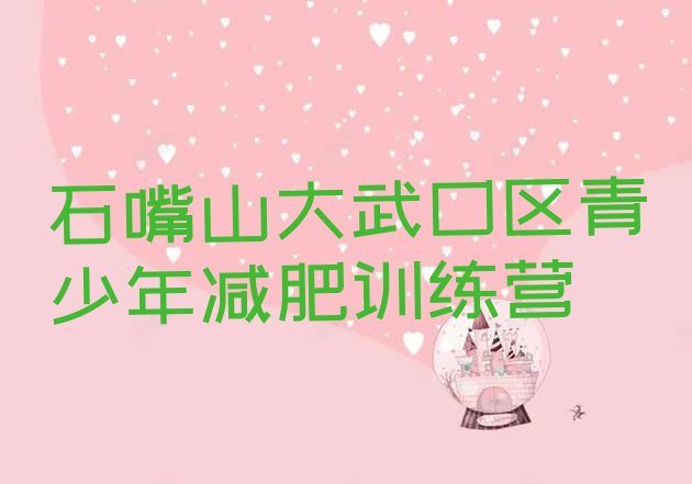 十大石嘴山大武口区减肥集训营排行榜