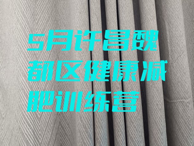 十大5月许昌魏都区健康减肥训练营排行榜