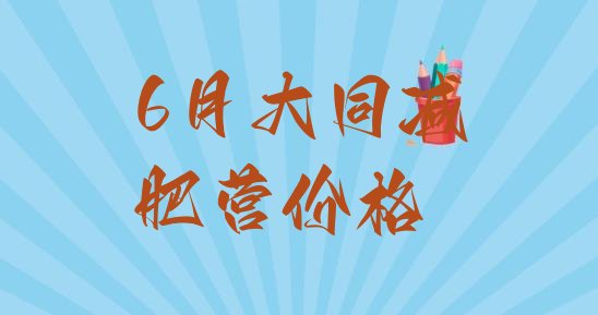 十大6月大同减肥营价格排行榜