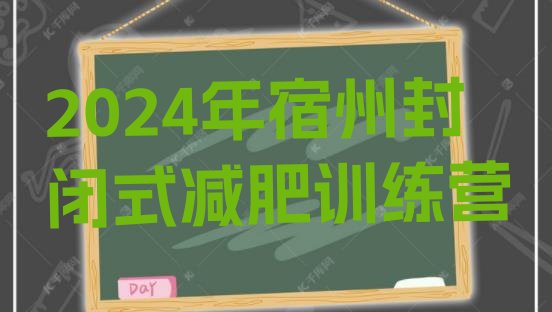 十大2024年宿州封闭式减肥训练营排行榜