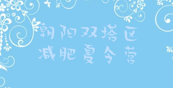 十大7月朝阳双塔区集体减肥训练营排行榜