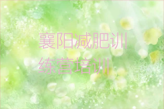 十大7月襄阳樊城区减肥训练营名单一览排行榜