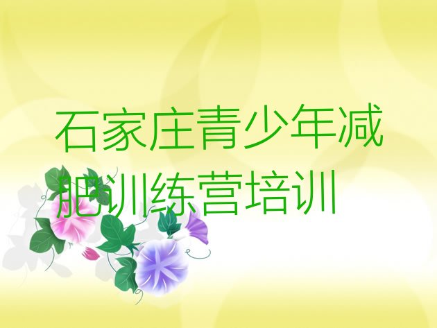 十大2024年石家庄减肥班训练营名单更新汇总排行榜