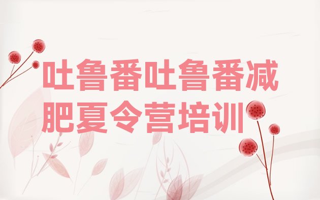 十大2024年吐鲁番附近减肥训练营排行榜
