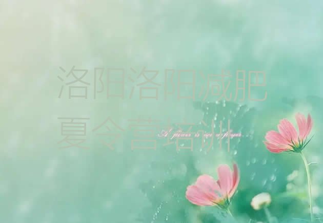 十大8月洛阳洛龙区有谁去过减肥训练营排行榜