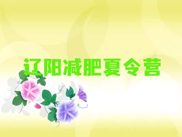 十大2024年辽阳一月减肥训练营排行榜