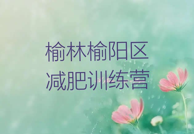 十大8月榆林榆阳区减肥达人训练营收费排行榜