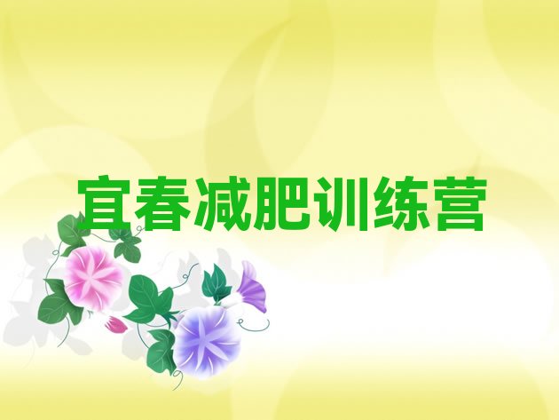 十大2024年宜春一般减肥训练营费用排名前五排行榜