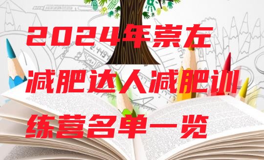 十大2024年崇左减肥达人减肥训练营名单一览排行榜