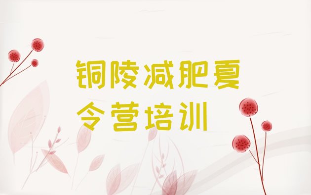 十大10月铜陵义安区减肥训练营价格多少排行榜