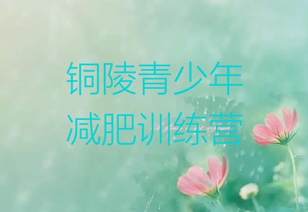 十大铜陵青少年减肥训练营排行榜