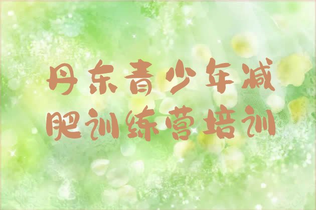 十大2024年丹东元宝区封闭减肥训练营排行榜