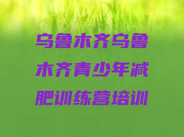 十大2024年乌鲁木齐哪有减肥训练营排行榜