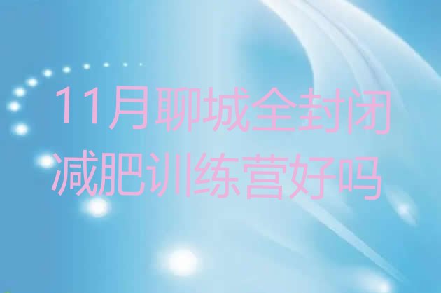 十大11月聊城全封闭减肥训练营好吗排行榜