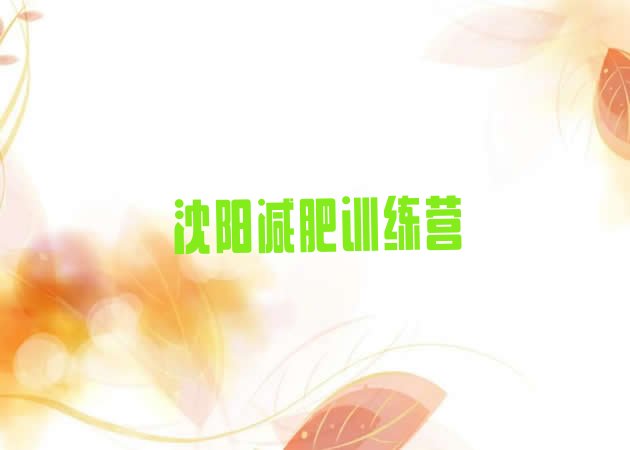十大沈阳户外减肥训练营排行榜