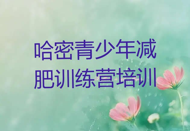 十大哈密减肥训练营排名排名前十排行榜