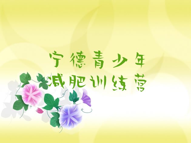十大2024年宁德减肥封闭式训练营排行榜