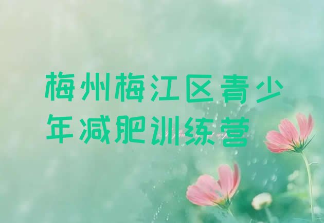 十大12月梅州梅江区减肥训练营哪里便宜排名top10排行榜