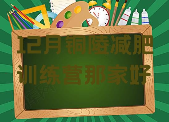 十大12月铜陵减肥训练营那家好排行榜
