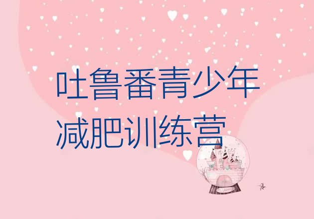 十大2024年吐鲁番训练营减肥多少钱排名前十排行榜