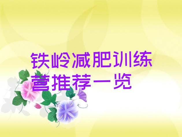 十大铁岭减肥训练营推荐一览排行榜