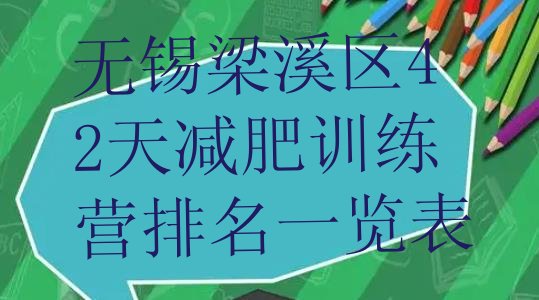 十大无锡梁溪区42天减肥训练营排名一览表排行榜