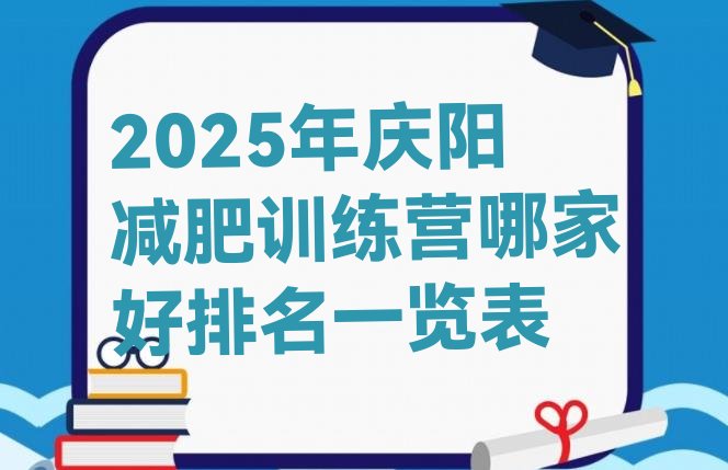 十大2025年庆阳减肥训练营哪家好排名一览表排行榜