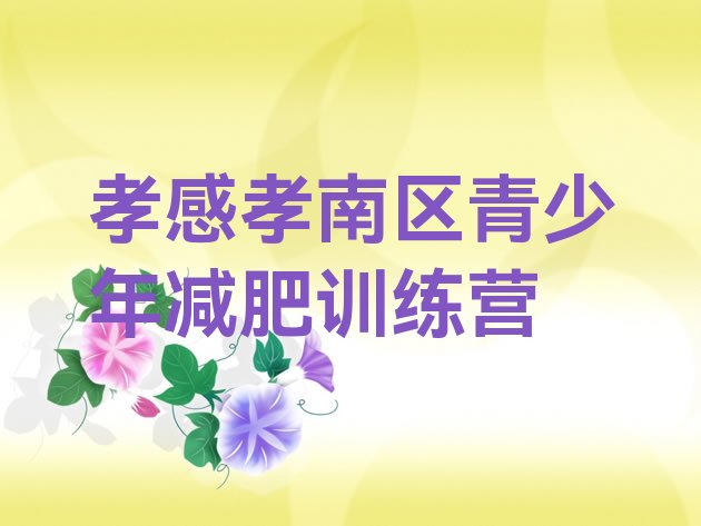 十大孝感孝南区28天减肥训练营排名排行榜