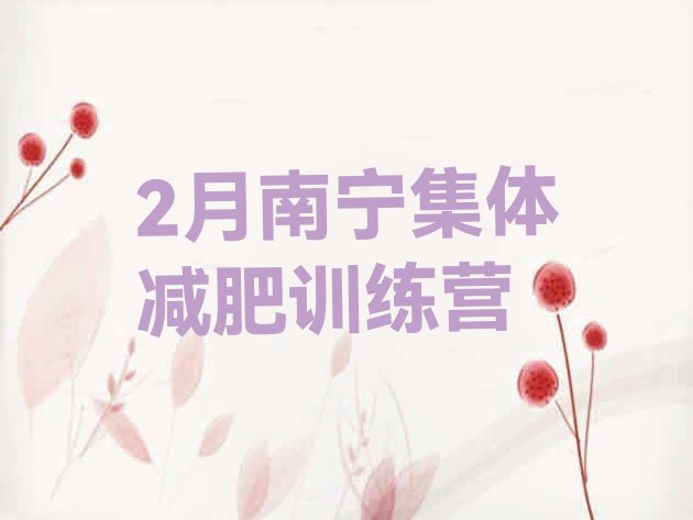 十大2月南宁集体减肥训练营排行榜