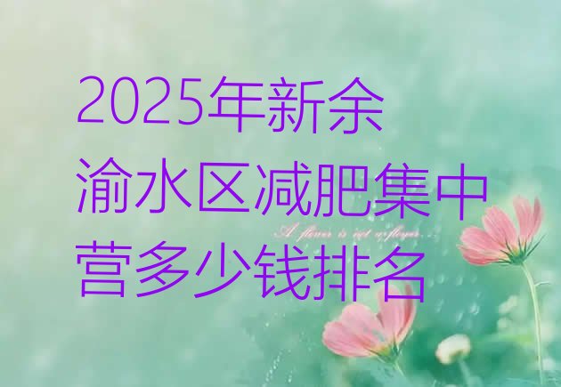 十大2025年新余渝水区减肥集中营多少钱排名排行榜