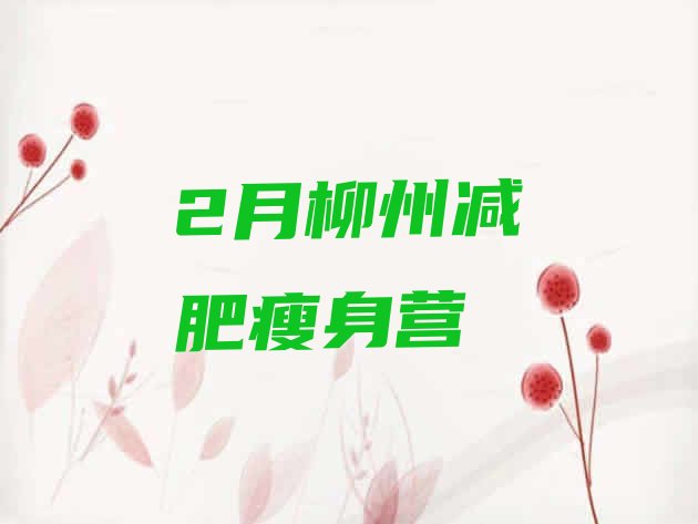 十大2月柳州减肥瘦身营排行榜