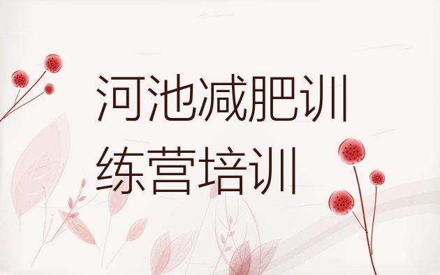 十大2025年河池减肥达人训练营收费排行榜