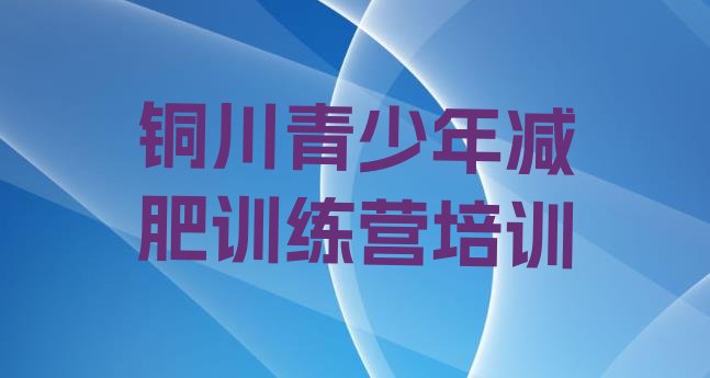 十大2025年铜川耀州区达人减肥训练营排名前五排行榜