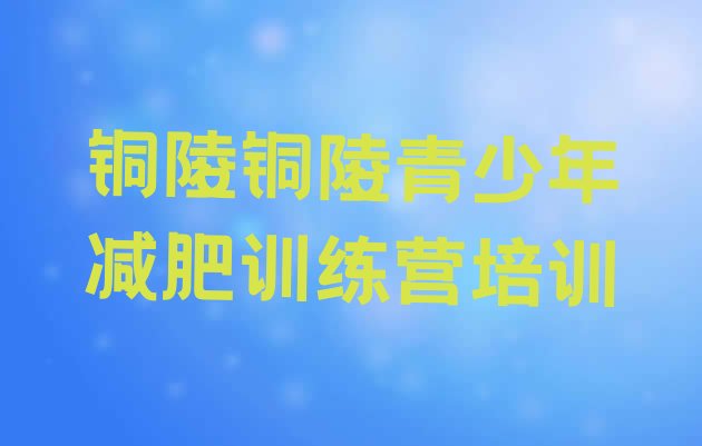 十大2025年铜陵铜官区暑假减肥训练营排名前五排行榜