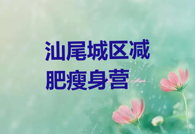 十大汕尾城区减肥瘦身营排行榜
