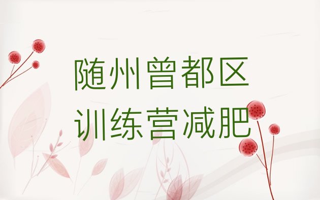 十大随州曾都区训练营减肥排行榜