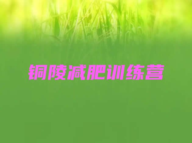 十大2025年铜陵减肥训练营多少钱推荐一览排行榜