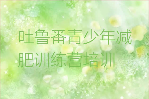 十大2025年吐鲁番高昌区减肥训练营管用吗排行榜