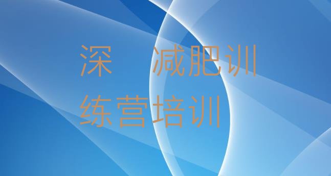 十大2025年深圳盐田区有名的减肥训练营排行榜