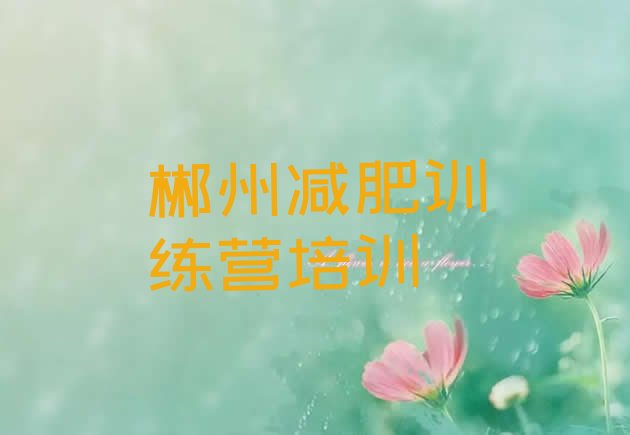 十大2025年郴州减肥营训练排行榜