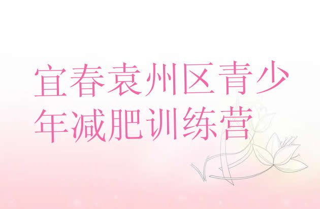 十大7月宜春袁州区减肥达人训练营收费排行榜