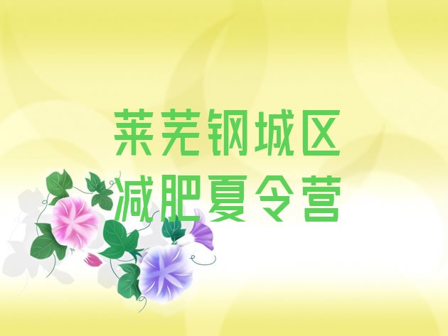 十大7月莱芜钢城区减肥训练基地排行榜