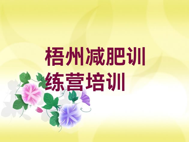 十大2025年梧州减肥训练营排行榜排名top10排行榜