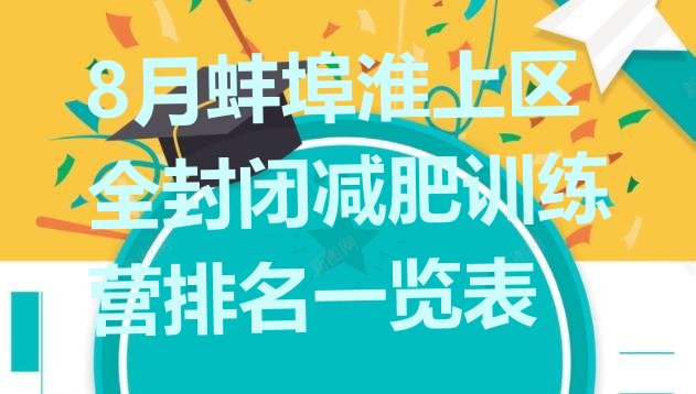 十大8月蚌埠淮上区全封闭减肥训练营排名一览表排行榜