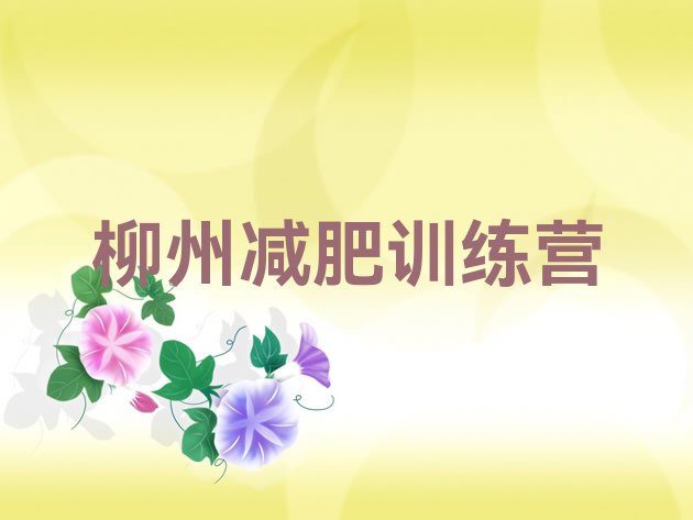 十大8月柳州减肥班训练营排行榜