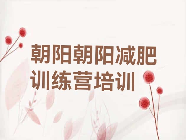 十大朝阳减肥达人减肥训练营排行榜